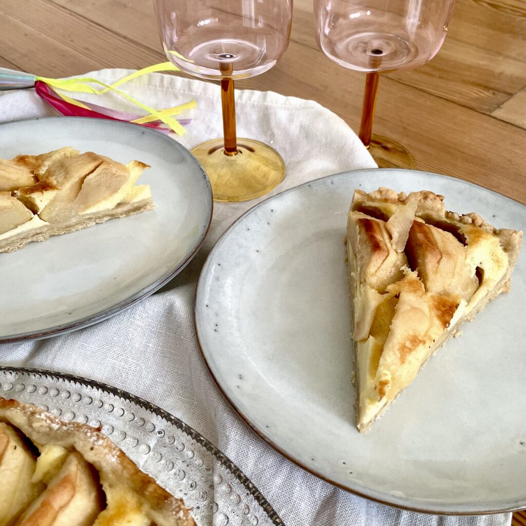 Apfelkuchen Elsässer Art - Hunger auf Süßes