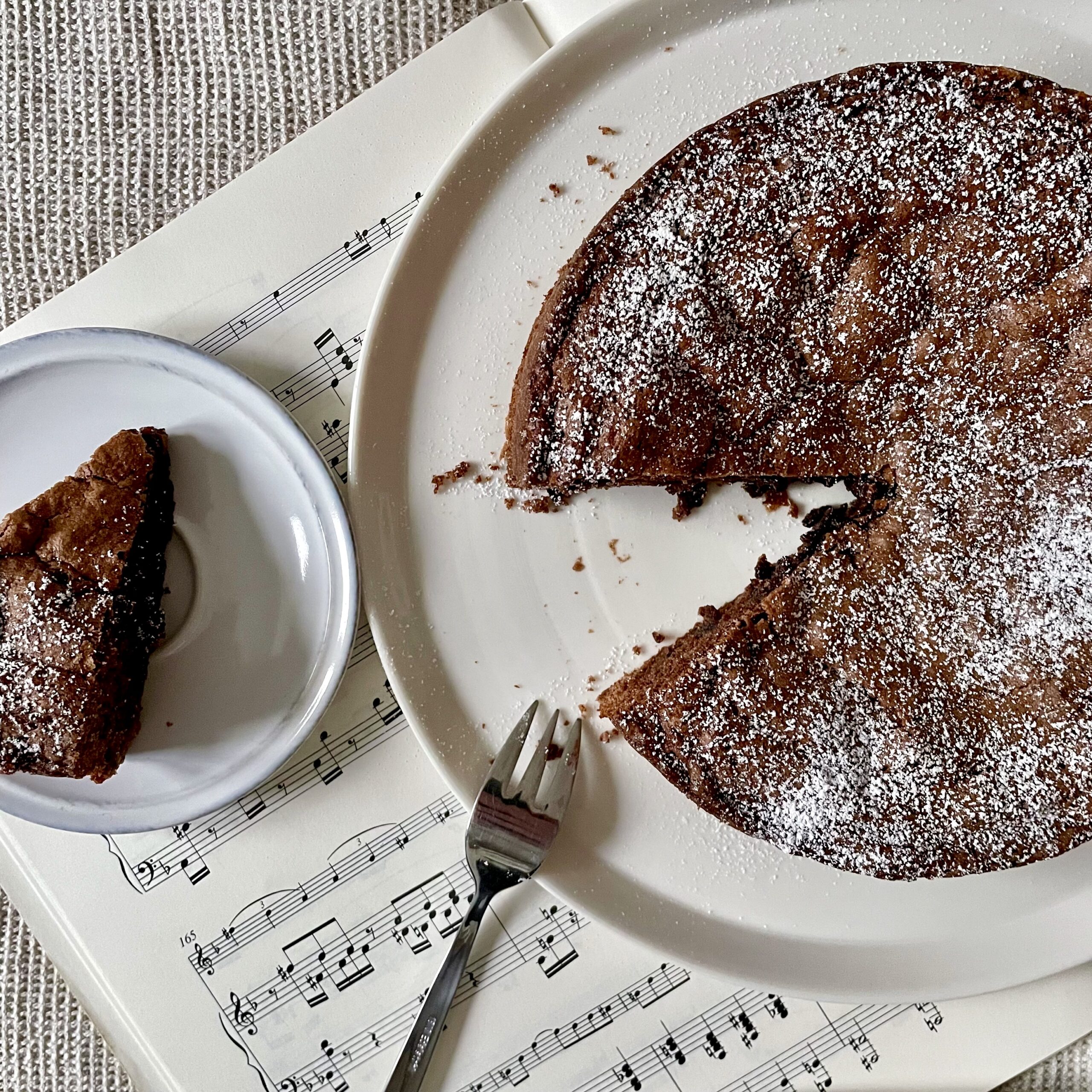 Kladdkaka – Schokokuchen